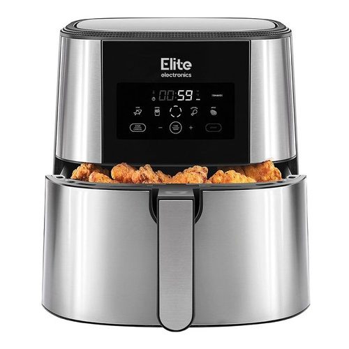 8 L-es Air Fryer, 1800W olaj nélküli forró levegős fritőz digitális kijelzővel, 