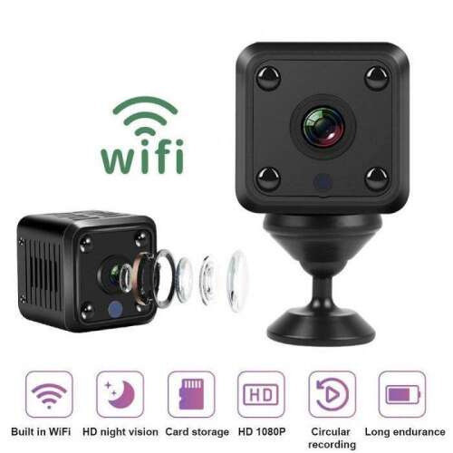 X6 Mini IP kamera WiFi HD 1080P vezeték nélküli, beépített akkumulátor